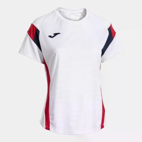 Joma 902518.206 Montreal Kadın Sıfır Yaka Kırmızı Beyaz Spor Tişört