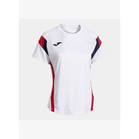 Joma 902518.206 Montreal Kadın Sıfır Yaka Kırmızı Beyaz Spor Tişört