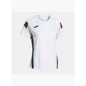 Joma 902518.213 Montreal Kadın Sıfır Yaka Beyaz Yeşil Spor Tişört