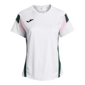 Joma 902518.213 Montreal Kadın Sıfır Yaka Beyaz Yeşil Spor Tişört