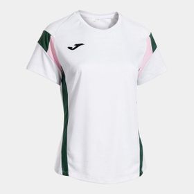 Joma 902518.213 Montreal Kadın Sıfır Yaka Beyaz Yeşil Spor Tişört