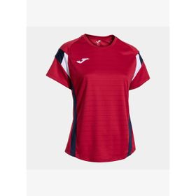Joma 902518.331 Montreal Kadın Sıfır Yaka Kırmızı Spor Tişört