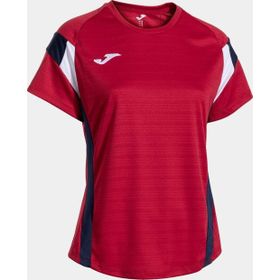 Joma 902518.331 Montreal Kadın Sıfır Yaka Kırmızı Spor Tişört