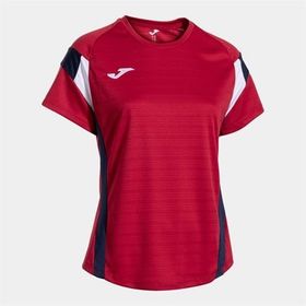 Joma 902518.331 Montreal Kadın Sıfır Yaka Kırmızı Spor Tişört