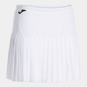 Joma 902604.200 Challenge Pileli Beyaz Kadın Tenis Etek