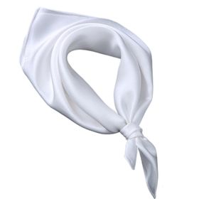 Jonesangle Malong Beyaz İpek Küçük Kadın Şal