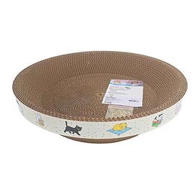 Jooys 53363 Elips 35x35x8 cm Karton Kedi Tırmalama