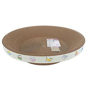 Jooys 53387 Elips 46x46x10 cm Karton Kedi Tırmalama