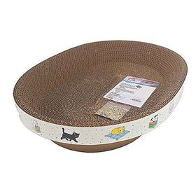 Jooys 53394 Elips 44x31x8 cm Karton Kedi Tırmalama
