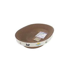 Jooys 53394 Elips 44x31x8 cm Karton Kedi Tırmalama