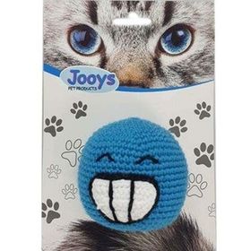Jooys Amigurumi Mavi Emoji Kedi Oyuncağı