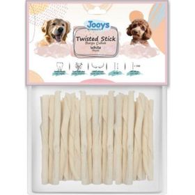 Jooys Beyaz Burgu Çubuk 100'lü Köpek Ödül Kemiği