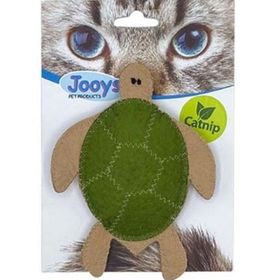 Jooys Catnipli Kadife Kaplumbağa Kedi Oyuncağı