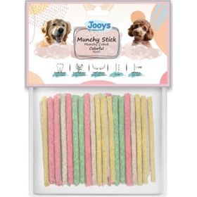 Jooys Renkli Munchy Çubuk 100'lü Köpek Ödül Kemiği