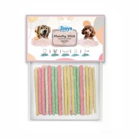 Jooys Renkli Munchy Çubuk 100'lü Köpek Ödül Kemiği