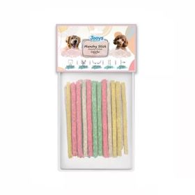 Jooys Renkli Munchy Çubuk 50'li Köpek Ödül Kemiği