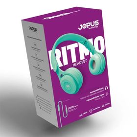 Jopus 3,5 Universal Js80 Ritmo Yesil Mikrofonlu Kulaklık