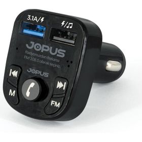 Jopus F8 Siyah FM Modülatör Bluetoothlu