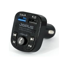 Jopus F8 Siyah FM Modülatör Bluetoothlu