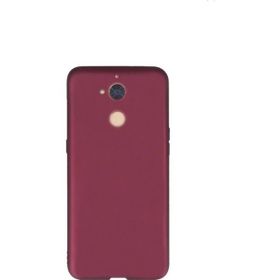 Jopus General Mobile GM 8 Mat Premium Bordo Silikon Kılıf