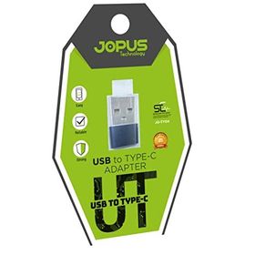 Jopus JO-TY04 Siyah USB To Type-C Adapter Şarj Çevirici Aparat