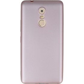 Jopus Lenovo K6 Note Mat Premium Rose Silikon Kılıf + Cam Ekran Koruyucu