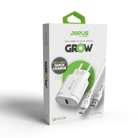 Jopus Universal Type C Jo-qu01 Grow 2in1 Qc 22.5 W Beyaz Şarj Seti