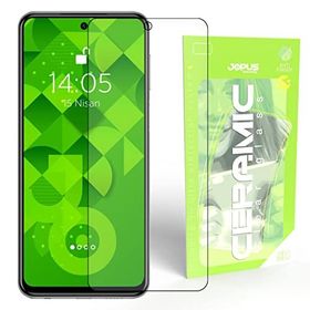 Jopus Xiaomi Redmi Note 9 Pro Note 9s CEK-129 Ceramic Clear Siyah Cep Telefonu Ekran Koruyucu