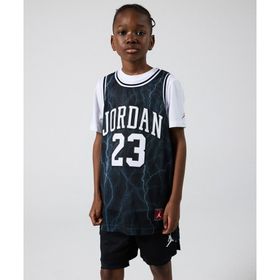 Jordan 23 Printed 95C655-F66 Siyah Jersey Çocuk Forma