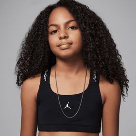 Jordan 45D656-023 Dri-Fit Sport Indy Bra Siyah Çocuk Sporcu Sütyeni