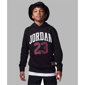Jordan 95C479-023 Siyah Fleece Pullover Hoodie Çocuk Sweatshirt