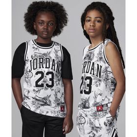 Jordan 95C655-W1X 23 Printed Jersey Beyaz Erkek Çocuk Forma