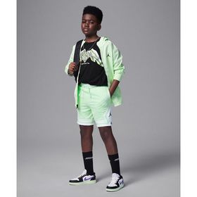 Jordan 95D313-E2E Yeşil Sport Dri-FIT Diamond Shorts Çocuk Şort