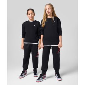 Jordan 95D389-023 Brooklyn Fleece Essential Crew Siyah Unisex Çocuk Sweatshirt