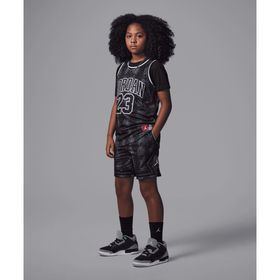Jordan 95D429-GF5 Siyah Dri-FIT MJ Printed Sport Diamond Shorts Çocuk Şort
