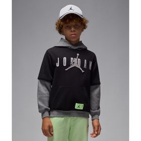 Jordan 95F219-023 Siyah Future Flight Pullover Hoodie Çocuk Sweatshirt