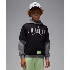 Jordan 95F219-023 Siyah Future Flight Pullover Hoodie Çocuk Sweatshirt