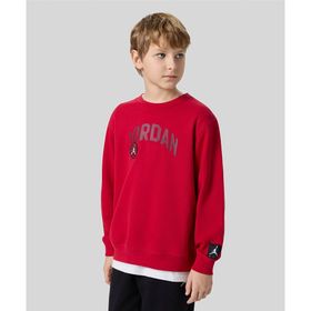 Jordan 95F568-R78 Kırmızı Dynasty Fleece Crew Çocuk Sweatshirt