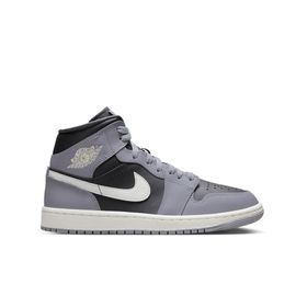Jordan BQ6472-022 Gri Air 1 Mid Kadın Sneaker