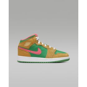 Jordan DX4332-700 Yeşil Air 1 Mid SE Erkek Sneaker