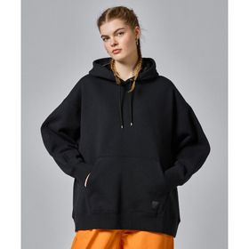 Jordan FB5110-010 Siyah Flight Fleece Satin-Lined Pullover Hoodie Kadın Sweatshirt