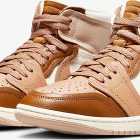 Jordan FB9891-200 Kahverengi Air 1 High Method Of Make Kadın Sneaker