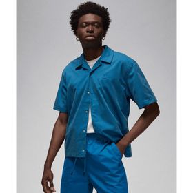 Jordan FN4625-457 Mavi Essentials Short Sleeve Top Erkek Gömlek