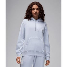 Jordan FV7050-085 Mavi Flight Fleece Satin Lined Pullover Hoodie Kadın Sweatshirt