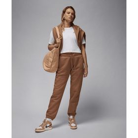 Jordan FV7059-223 Kahverengi Flight Fleece Sweatpants Kadın Eşofman Altı