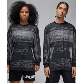 Jordan FV7239-010 Siyah MVP Printed Long-Sleeve Top Erkek T-Shirt