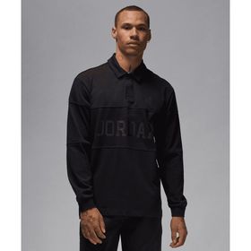 Jordan FV7261-010 Essentials Long-Sleeve Rugby Top Siyah Erkek Sweatshirt