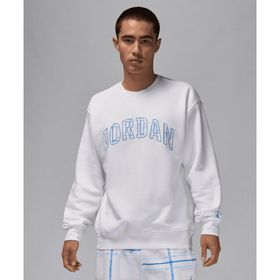 Jordan FV7460-100 Essentials Fleece Crew-Neck Sweatshirt Beyaz Erkek Sweatshirt