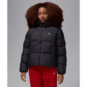 Jordan FZ4527-010 Siyah Puffer Kadın Mont