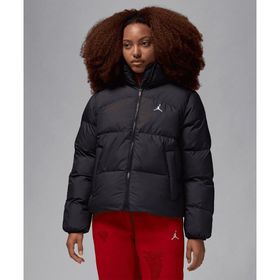 Jordan FZ4527-010 Siyah Puffer Kadın Mont